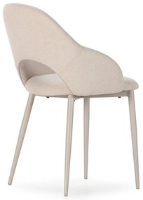 Béžové čalúnené jedálenské stoličky v súprave 2 ks Lia – Marckeric