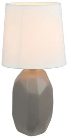Kondela Keramická stolná lampa, QENNY TYP 3, hnedá taupe