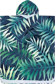 Plážové pončo BORNEO tmavo modré 80x145 cm