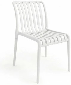 Plastová stolička TREGO, biela