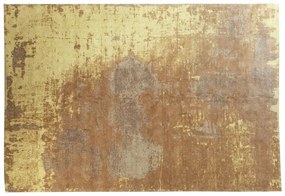 (2973) MODERN ART dizajn koberec 350x240cm hrdzavo hnedá