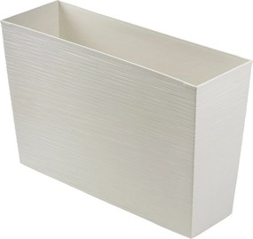 PLASTOVÝ KVETINÁČ BLOOM RIFLO 36X56X20 CM KRÉMOVÁ