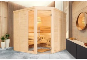 Sauna MAGURA 208 x 208 x 200 cm - rohová