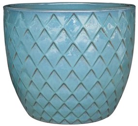 KVETINÁČ OP19-008 28/28/24 TYRKYSOVÁ