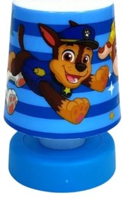 LED detská nočná lampička PAW PATROL 11 cm modrá