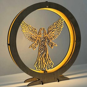 LED lampa Anjel svetla – dekorácia s teplým LED podsvietením| SENTOP LED0589