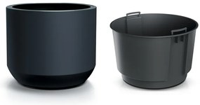 Prosperplast Kvetináč Heos (antracitová, 470x568)  (100378800)