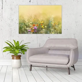 Obraz - Maľovaná lúka (90x60 cm)