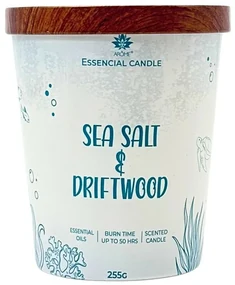 Arome Sviečka v skle s kovovým viečkom 255 g Sea salt & Driftwood