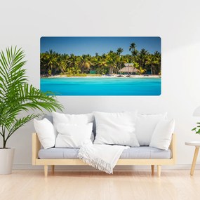 60x120cm Tropický raj - textilná nálepka na stenu