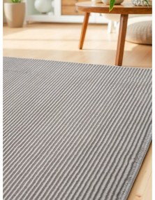 Sivo-krémový behúň 80x240 cm Perles Dolomite – Elle Decoration