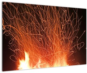 Obraz ohňa (90x60 cm)