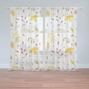 Sablio Záclony Jesenné lístie: 2ks 150x250cm