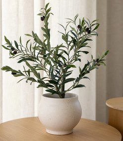 Storefactory Keramický obal na kvetiny Berghalla Off-White Ø 17 cm