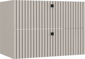 Závěsná skříňka pod umyvadlo Tigo 2S 80 cm kašmír