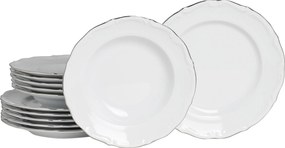 XXXLutz JEDÁLENSKÝ SERVIS Maria Theresia Platin 12-dielne Creatable - Online Only bytové doplnky - 007768059203