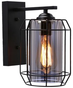 Nástenná lampa JONERA 1xE27/40W/230V čierna