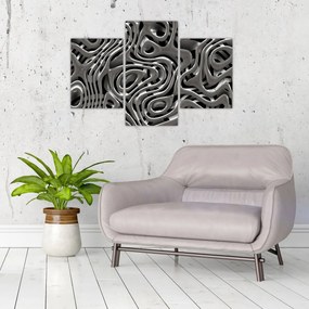 Obraz - Metalická abystrakcia (90x60 cm)