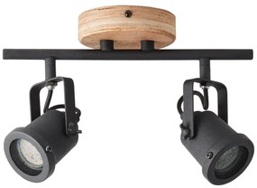 Brilliant - Bodové svietidlo INGE 2xGU10/6W/230V borovica