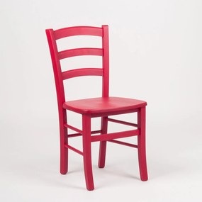 Stima Stolička PAYSANE COLOR masiv Vyberte odtieň ->: Rosso - červená