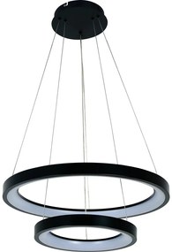 Brilagi - LED stmievateľný luster na lankách FALCON SLIM LED/68W/230V pr. 50 cm čierna +DO