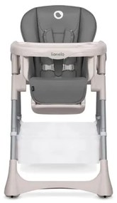 Lionelo - Detská jedálenská stolička ZANNA šedá