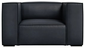 Tmavomodré kožené kreslo Madame – Windsor &amp; Co Sofas