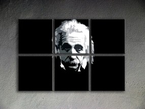 Ručne maľovaný POP Art obraz Einstein