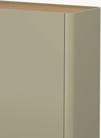 Komoda Elivo 200 cm štvordverová - eukalyptus / dub baltic dune