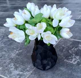 HRADIL Váza flín mozaika 12 cm Farba: Černošedá