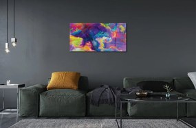 Sklenený obraz nepravidelné fraktály 125x50 cm