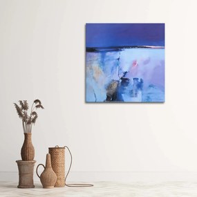 Gario Obraz na plátne Akvarel modrá krajina Rozmery: 30 x 30 cm