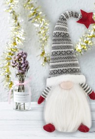 Tutumi Tutumi, vianočný trpaslík 50cm 22630, šedá-biela-červená, CHR-09912