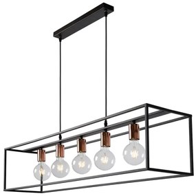 Lucide 08424/05/30 - Závesné svietidlo ARTHUR 5xE27/60W/230V