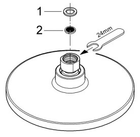 GROHE 27492000 - Sprchová hlavica EUPHORIA COSMOPOLITAN Ø 180 mm lesklý chróm