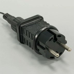 Nexos 85915 Vianočná dekorácia sob so saňami, studeno biely, 140 cm