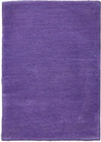Asra, Ručne všívaný kusový koberec Asra wool fialová, 60x110, fialová, obývacia izba