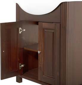 Comad Kúpeľňová skrinka pod umývadlo Retro 85 hnedá