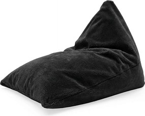 Sablio Sedací vak Triangel SOFTY - Midnight Black - 120 x 100 x 100 cm