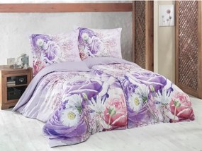 Obliečky bavlnené 3D Flowers, Štandardný set jednolôžko obsahuje 1x 140x200 + 1x 70x90