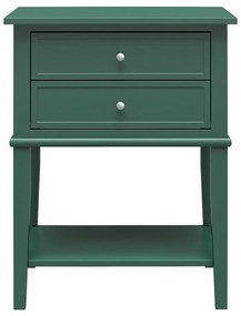 Zelený nočný stolík Franklin – Støraa