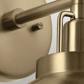 Kichler KL-NIVA-1W-1P-CPZ - Nástenná lampa NIVA 1xE27/40W/230V mosadz