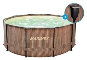 Marimex | Bazén Marimex Florida 3,66x1,22 m so zabudovaným skimmerom - motív TEAK | 10340286