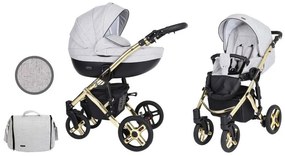 Kočík Kunert Mila Premium gold frame 2v1 - 06