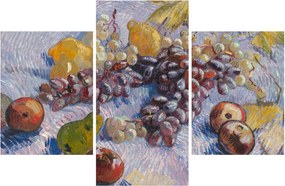 Obraz - Vincent van Gogh, Grapes, Lemons, Pears, and Apples, reprodukcia (90x60 cm)