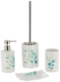 Dávkovač mydla Aquarelle Eukaliptus, kombinácia farieb/s chrómovými prvkami