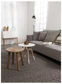 Odkladací stolík z mangového dreva Zuiver Dendron, Ø 43 cm