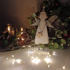 DECOLED Dekorácia, anjel, 11,5 x 4 x 23 cm