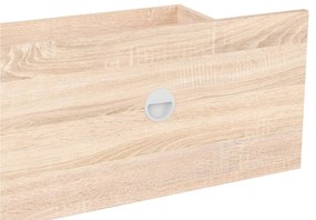 Zásuvky pod posteľ BRW Nepo Plus 160 cm (dub sonoma) (3ks). Vlastná spoľahlivá doprava až k Vám domov. 1098333