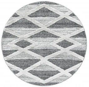 Ayyildiz koberce Kusový koberec Pisa 4709 Grey kruh - 120x120 (priemer) kruh cm